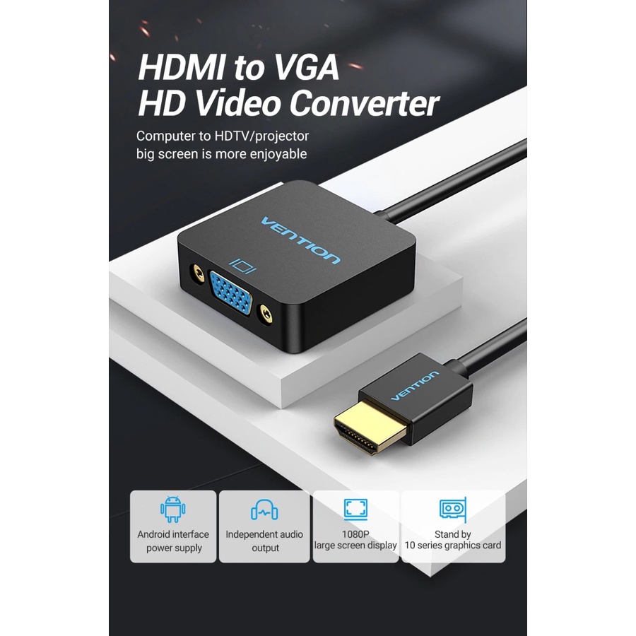 Vention Converter HDMI to VGA - No Audio AUX