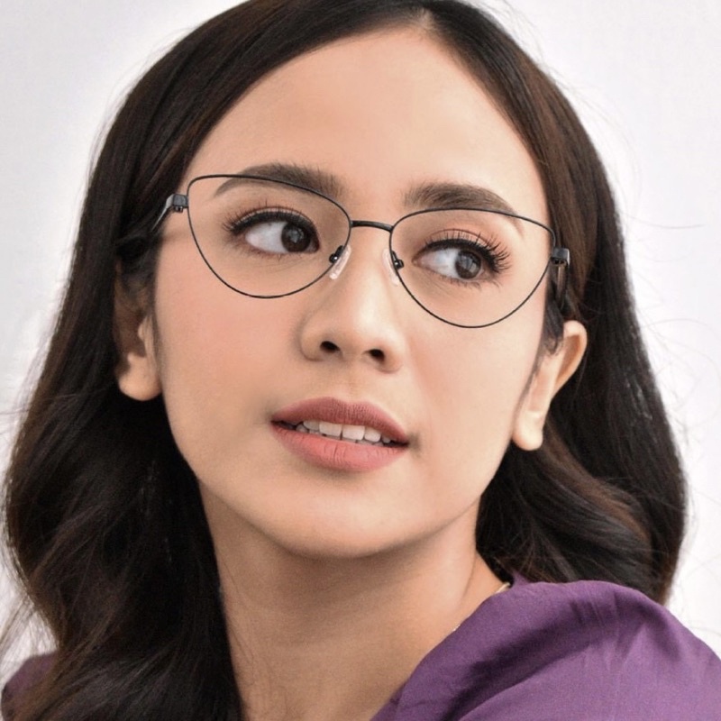 Frame Kacamata Cat eye 95996 Kecil - kacamata Anti radiasi Wanita Fashion