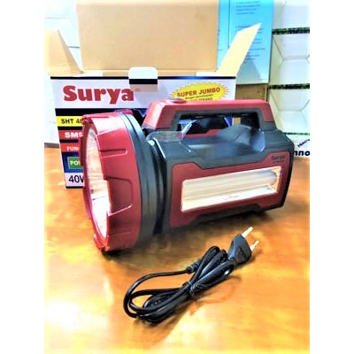 Senter lampu LED Surya SHT 40W Emergency 15LED White with POWER BANK senter jumbo 40 Watt besar