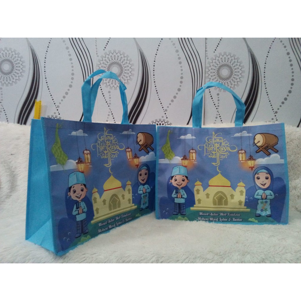 

TAS LEBARAN FULL COLOR / TAS PARCEL BESAR / GOODIEBAG JUMBO