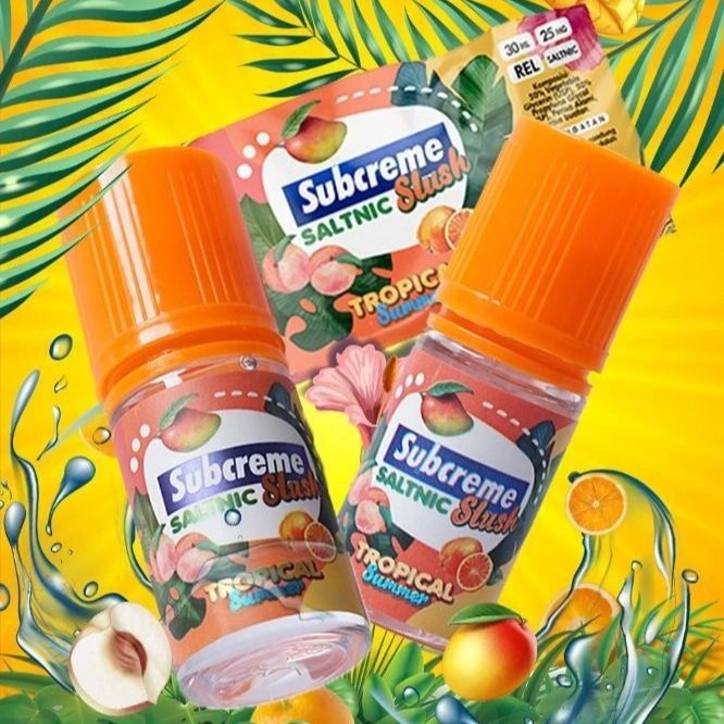 Jual Subcreme Slush Tropical Summer Salt Nic 30ML Shopee Indonesia