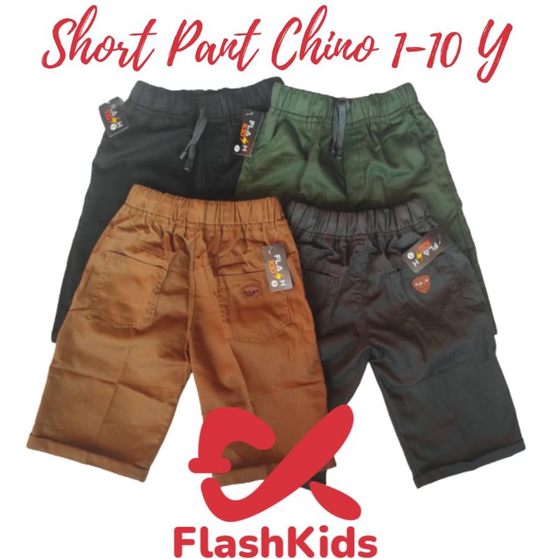 Grosir Flashkids chino pendek 468/101214/161820