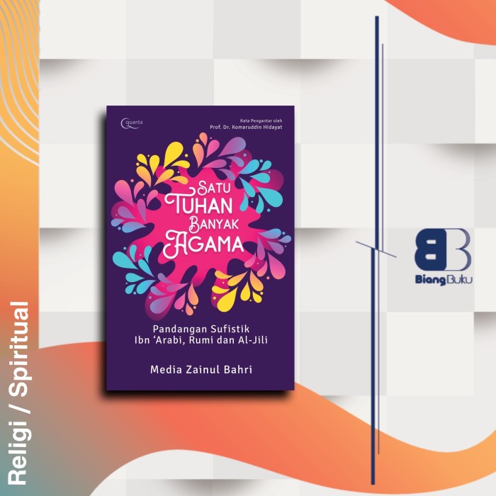 Buku Satu Tuhan Banyak Agama Pandangan Sufistik Ibnu Arabi Rumi alJili