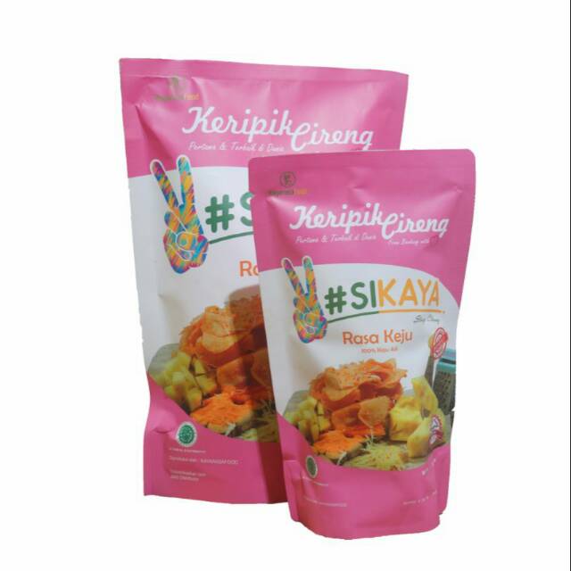 

Snack Keripik cireng rasa keju