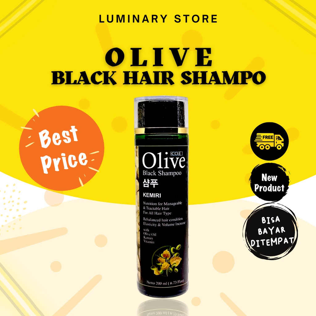 SYB Olive Black Shampoo Kemiri / 200ml