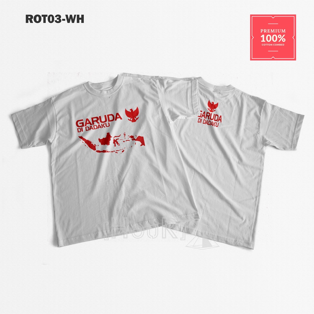 Kaos Garuda Di Dadaku Timnas Indonesia All Big Size Pria Wanita