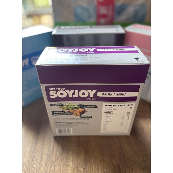 

SOY FOOD SOYJOY RAISIN ALMOND 1 BOX isi 12 Bar