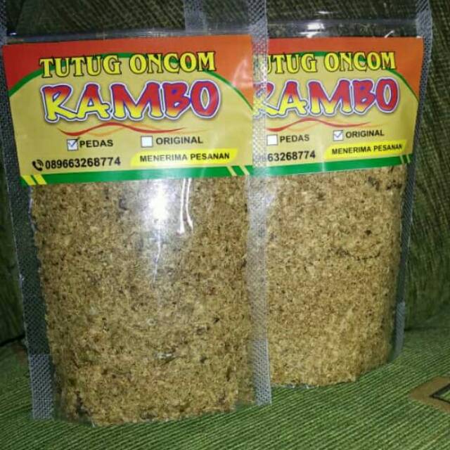 

TUTUG ONCOM INSTAN (pedas)