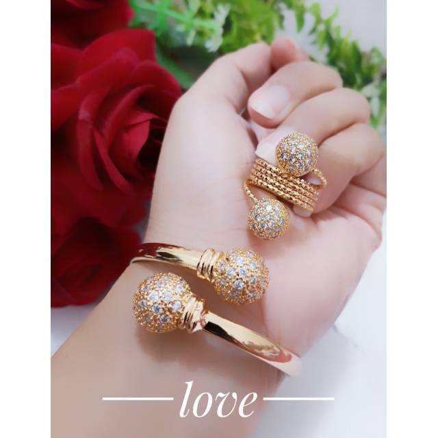 Set gelang dan cincin