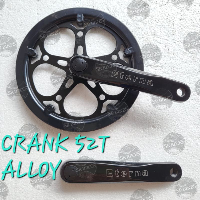 CRANK CHAINWHEEL GIR TENGAH Sepeda Lipat Minion. ALLOY 52T. ETERNA