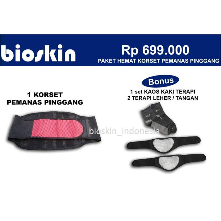 SUPER HEMAT!!! PROMO AKHIR TAHUN BIOSKIN KORSET PEMANAS PINGGANG made in KOREA As Seen on TV [ORI]