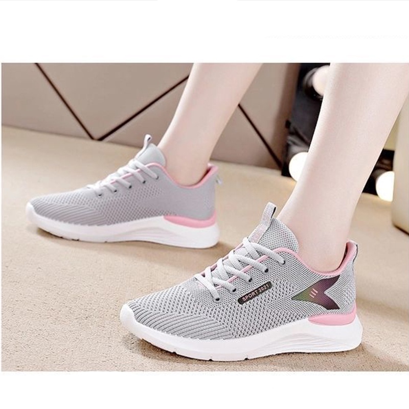 {FREE BOX} Sepatu Wanita Sepatu Sneakers Import Trendy Good Quality - F-68