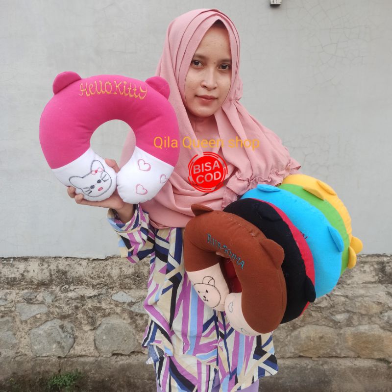 bantal leher OBRAL empuk murah boneka 1kg isi 6