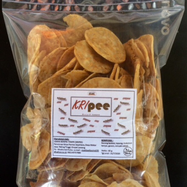 

KRIpee @200 gram (keripik tempe renyah)