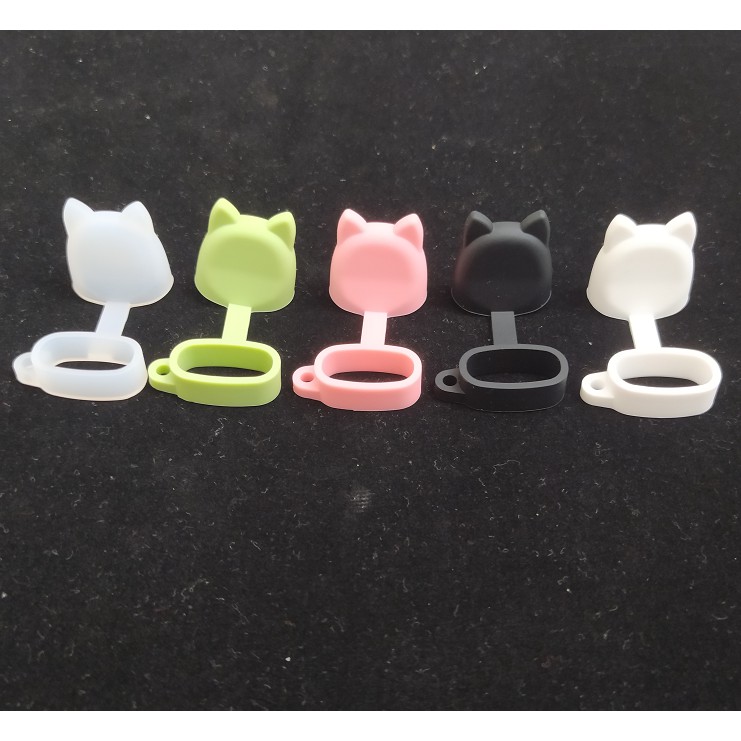 Lovely cat dust cap Silicone Rings Band Untuk Perekam MP3/caliburn/yooz/relx/Aladin/pod