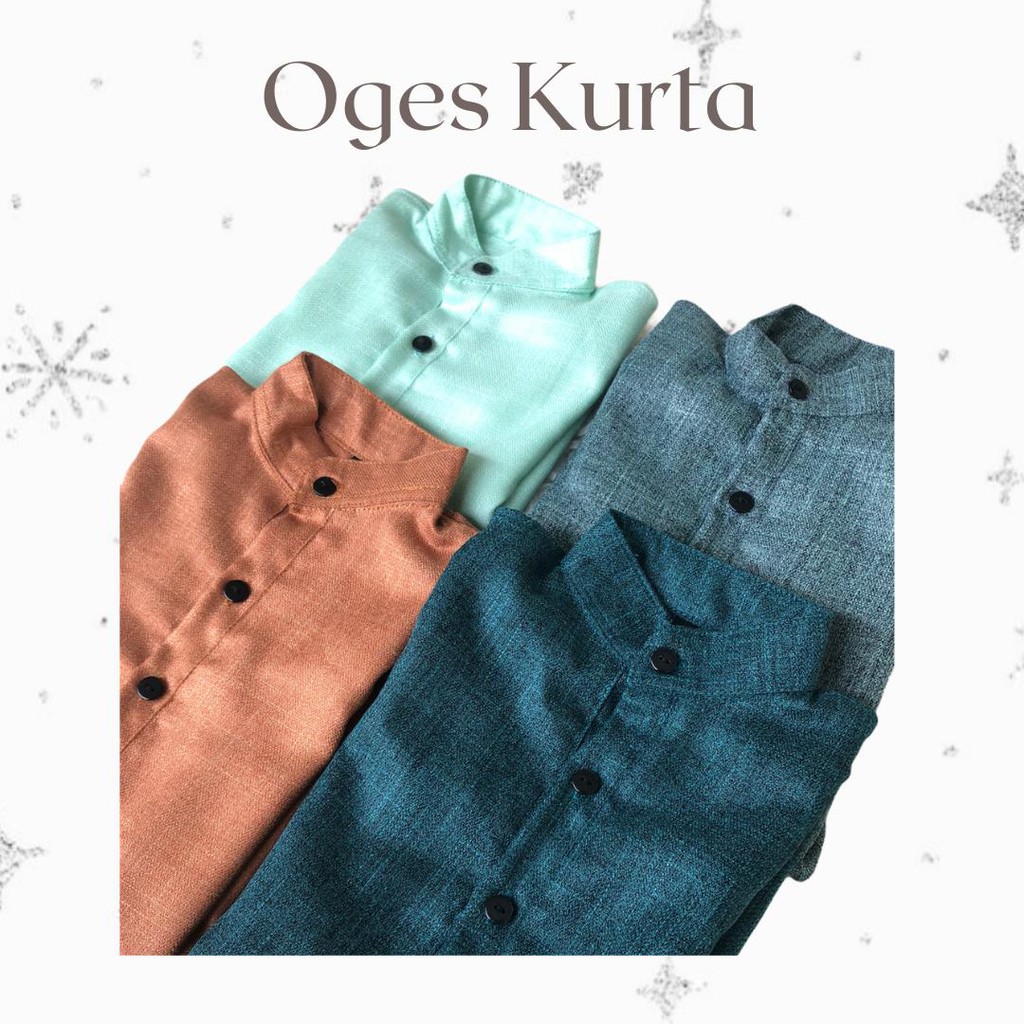 OGES Baju Koko Kemeja Kareem Kurta Anak 1-5 Tahun