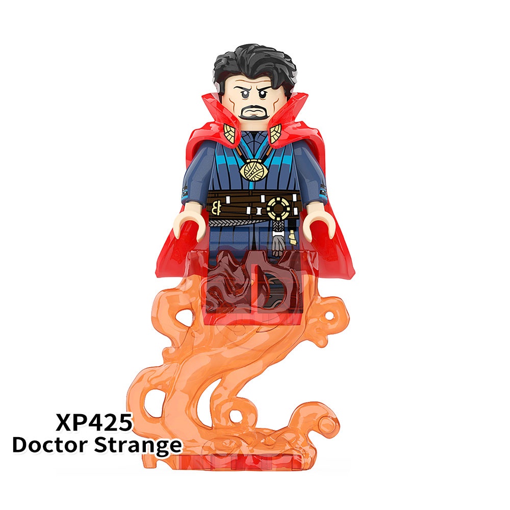 Spiderman minifigures Marvel building blocks KT1055 Doctor Strange Green Goblin Mainan minifigures