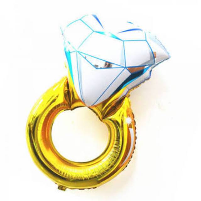 BALON FOIL DIAMOND RING/BALON WEDDING mini