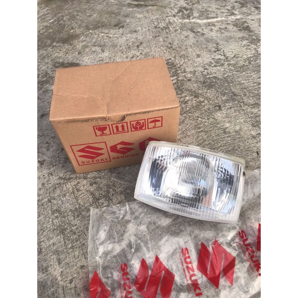 HEAD LAMP REFLEKTOR DEPAN RC 100 RC 110 RC 80 SUZUKI GENIUNE PART