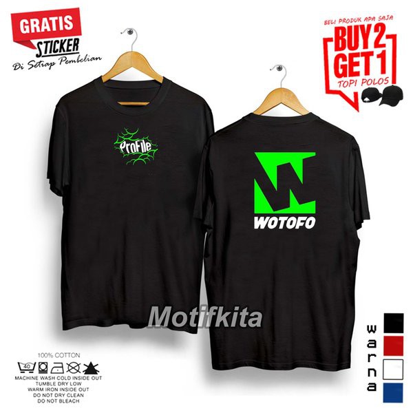 Baju Kaos WOTOFO PROFILE Keren Pria Wanita