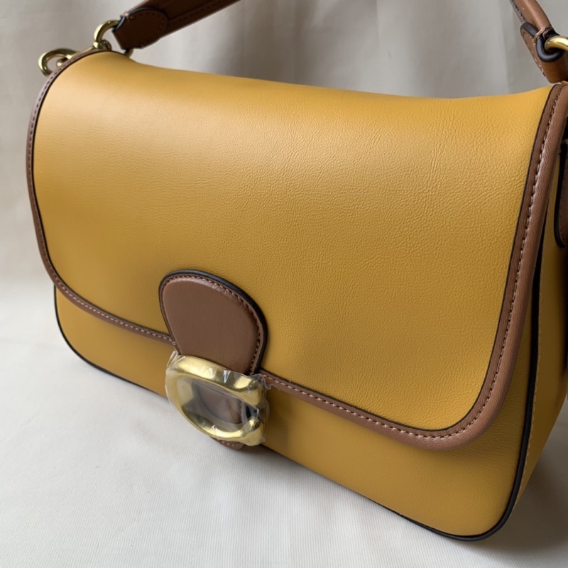 Coach Soft Tabby Shoulder Bag In Colorblock - Buttercup Multi(C5261)