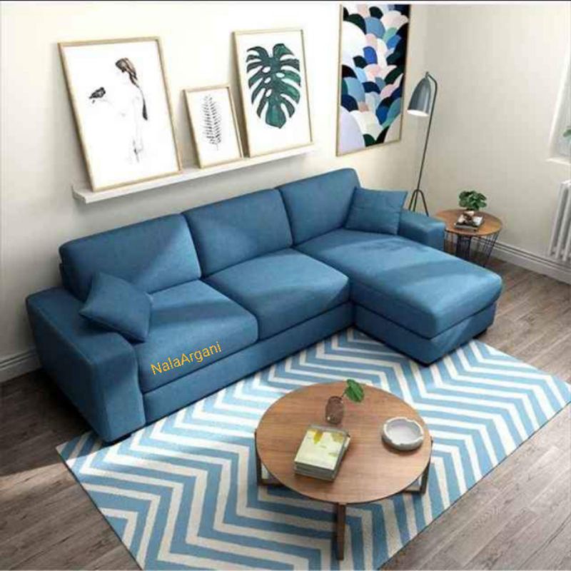 Sofa L | sofa ruang tamu | Shopee Indonesia