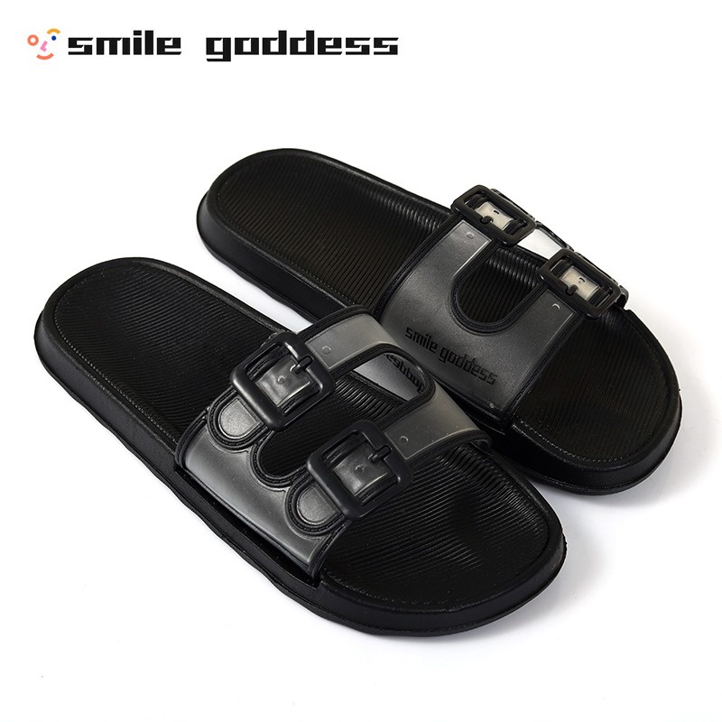 ♥DPS829♥ S29 Sandal Selop Wanita Sendal Teplek Slip Flat Dua Tali Fashion