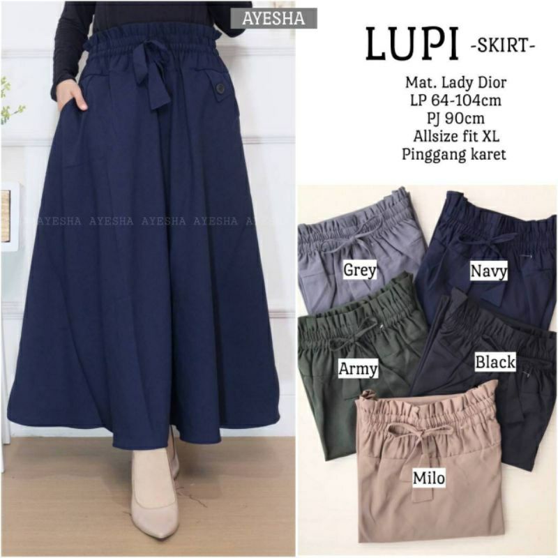 Lupi Skirt Umbrella | Rok Payung Bawah lebar Mayung Murah