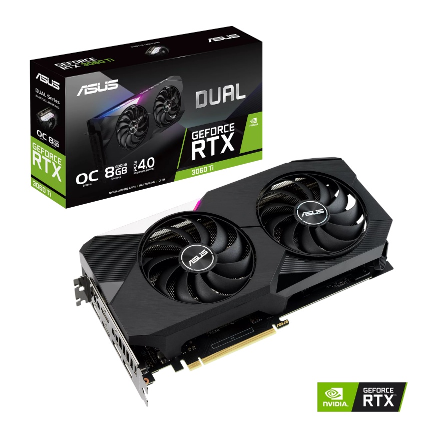 VGA ASUS RTX 3060Ti DUAL 8GB DDR6