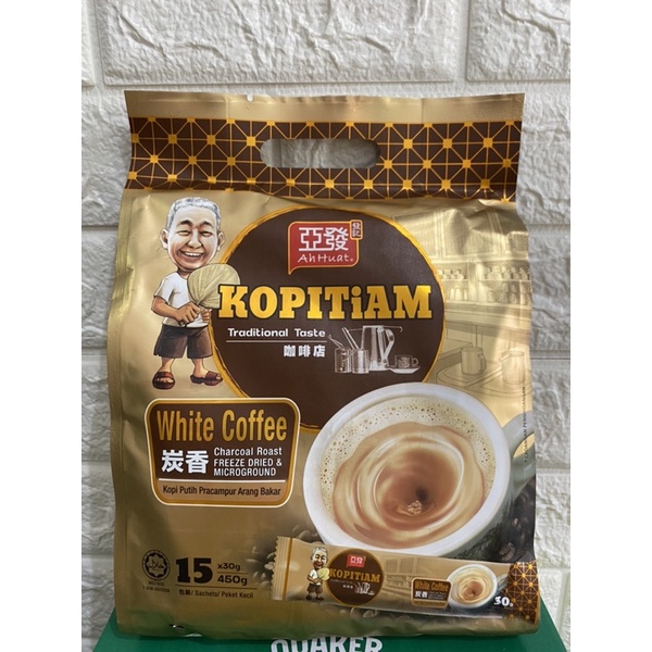 

AH HUAT KOPITIAM WHITE COFFEE CHARCOAL ROAST 3 IN 1 MALAYSIA