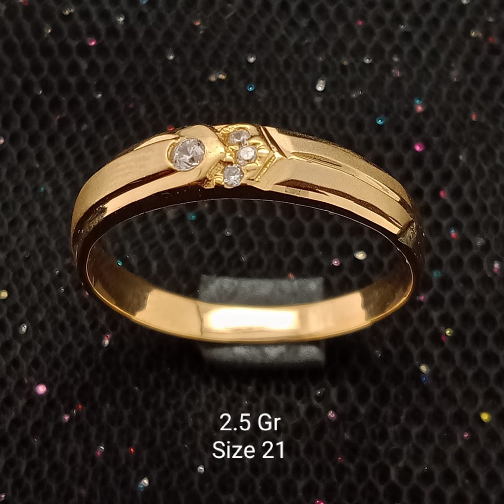 Cincin Emas 17 K - 2.5 Gr Kadar 750 - 2446