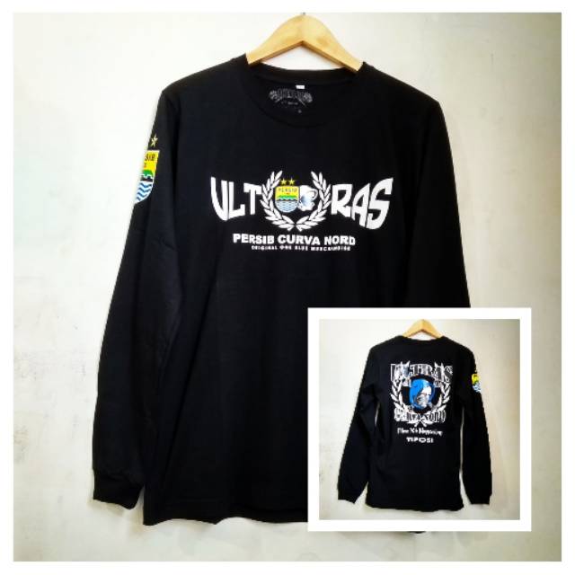 BEST SELLER Kaos  persib ultras hitam panjang murah  pria  