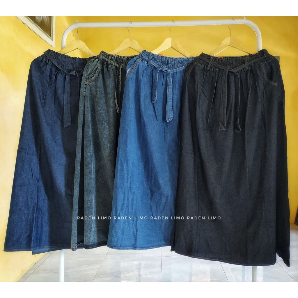 ROK JEANS PANJANG JUMBO MODEL LINE A