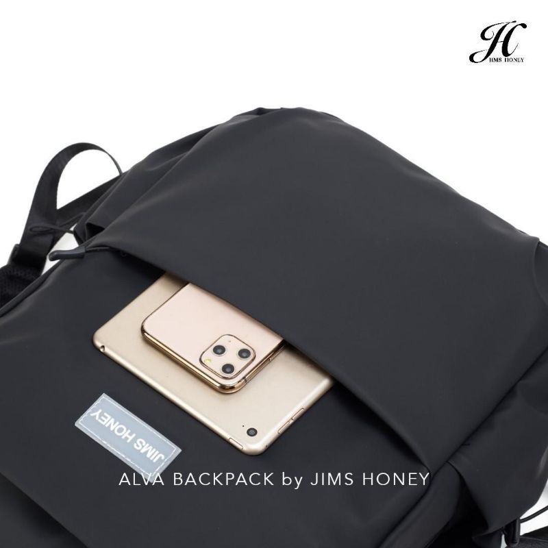 Tas Ransel Unisex Jimshoney Original Alva Backpack Bag Jims Honey / Tas Fashion Ransel Pria Wanita Murah Antiair