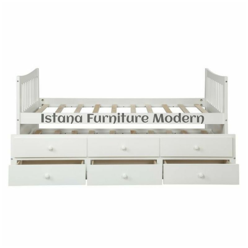 Tempat tidur minimalis laci sorong - Dipan minimalis laci sorong