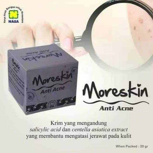 Moreskin anti acne