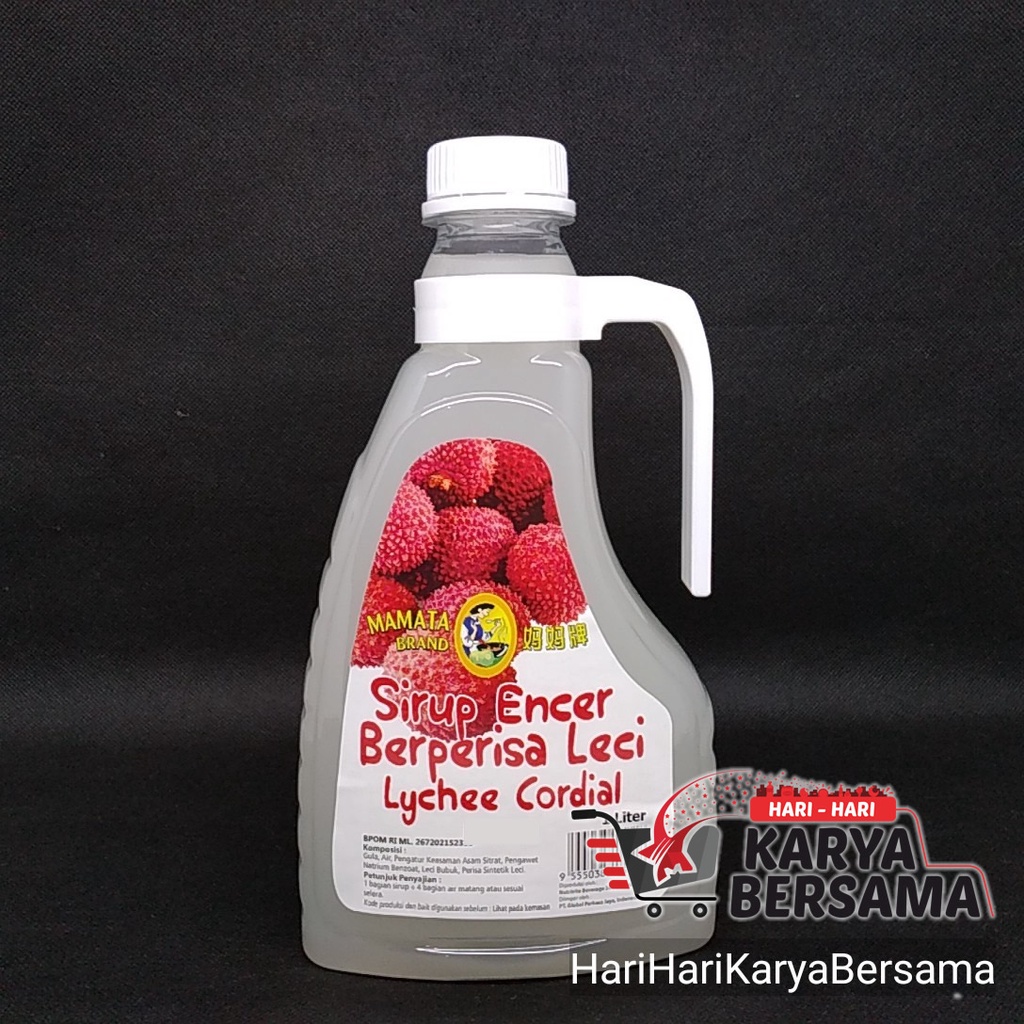 

MAMATA BRAND LYCHEE CORDIAL 1000ML