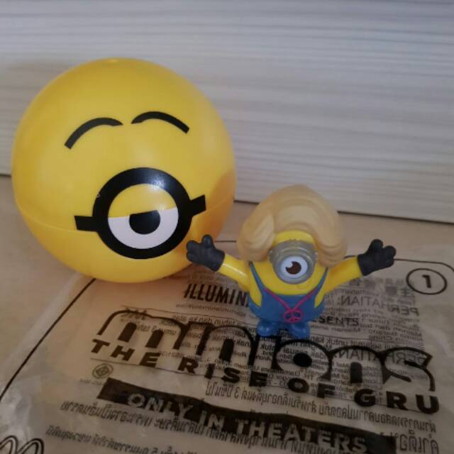 Mainan Happy meal Minions the rise of gru 2020