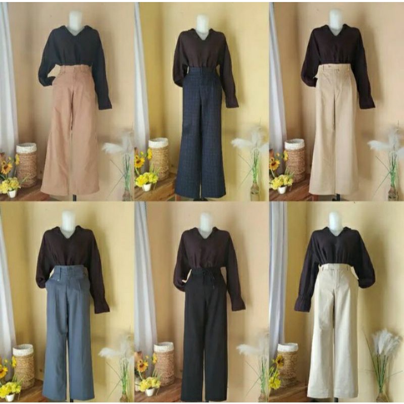 PAKET USAHA CELANA BAHAN MIX KULOT ( 20 PCS )