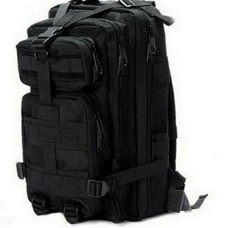 0PE Promo Murah Tas Ransel Army Libanon 3P Hitam / Tas Tactical Militer Polisi Brimob (Terbatas)Sto