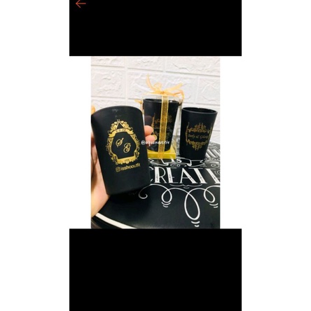 SOUVENIR GELAS JAMU HITAM / SOUVENIR PERNIKAHAN