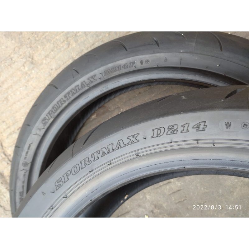 Ban Moge Dunlop Sportmax D214 120/70-17 160/60-17