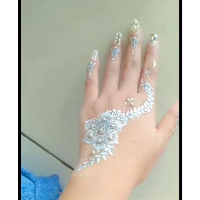 Manik-manik 3D Gold untuk Nail Arts/Hiasan Nail Arts/Gems/Pearl/Manik manik Gold Silver