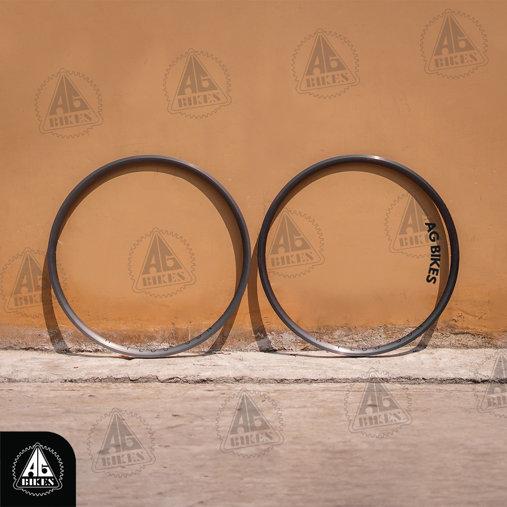 Rims H + Son Archetype 700c Alloy Ringan + Kokoh Gunmetal Grey