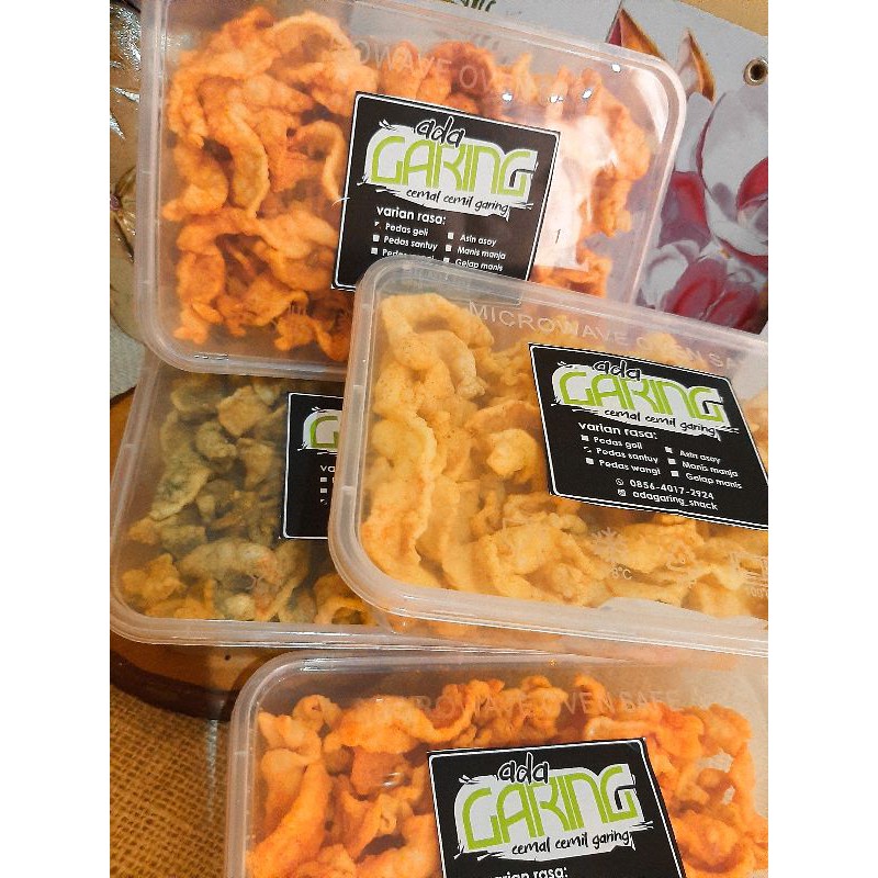 

AdaGaring Snack Pedas asin gurih manis