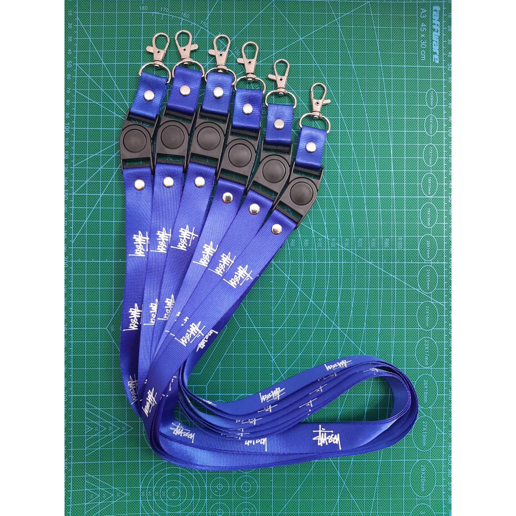 

SABLON Tali Stussy Murah / Lanyard ID CARD Coach / Lanyard Stussy / Tali ID Card / Tali KTA / HP