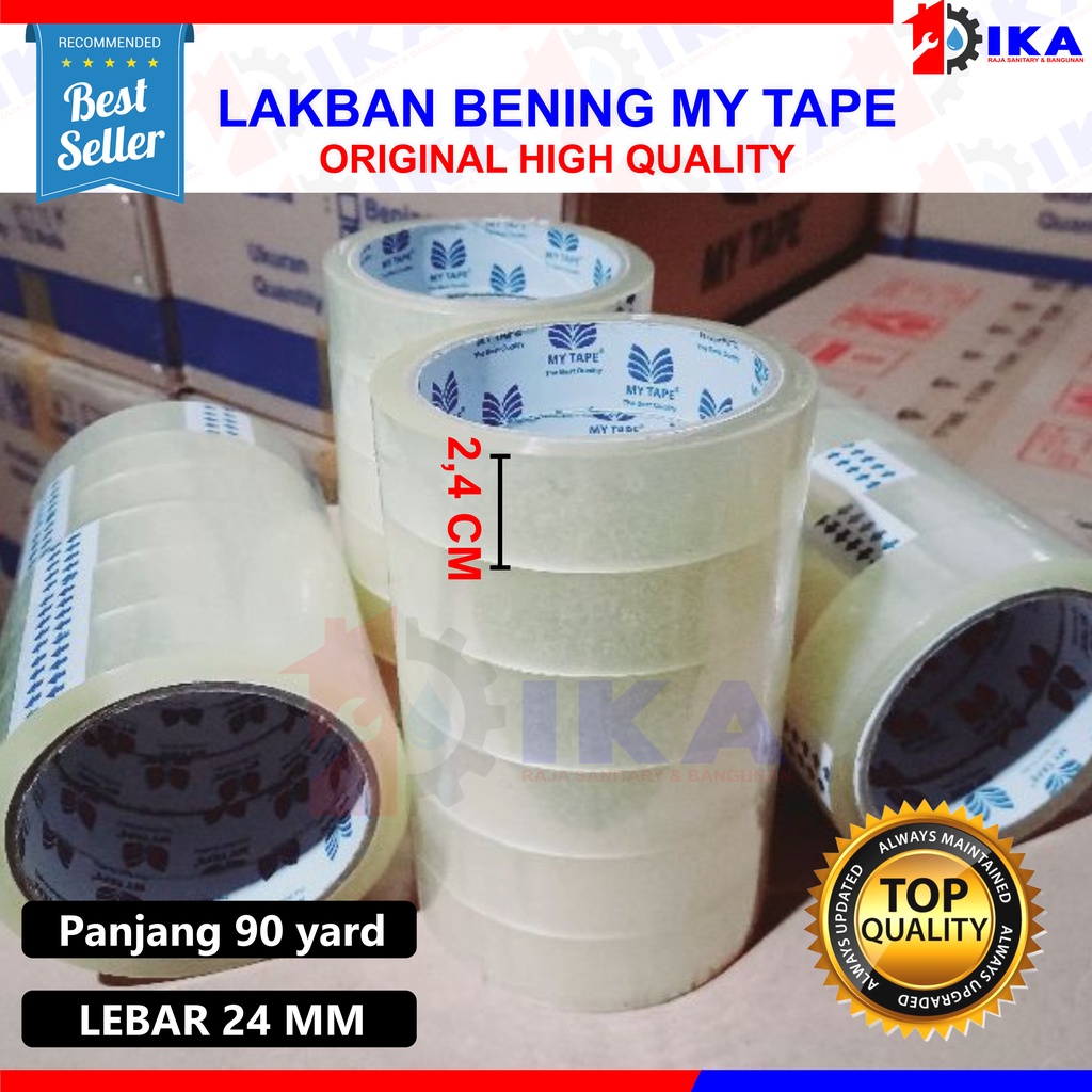 ISOLASI BENING 1&quot; INCH 24MM X 100Y BODHI TAPE LAKBAN BENING ISOLASI BENING