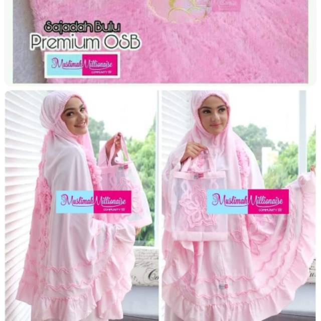 Paket Seserahan Mahar Pernikahan Sajadah Bulu Premium OSB & Mukena Ghaisani