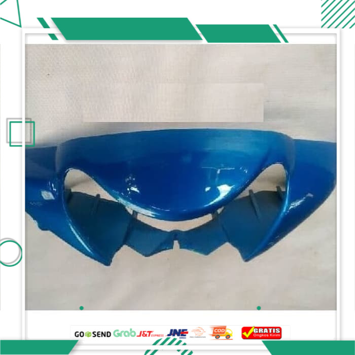 COVER BODY BATOK KEPALA DEPAN MIO SMILE / SPORTY BIRU