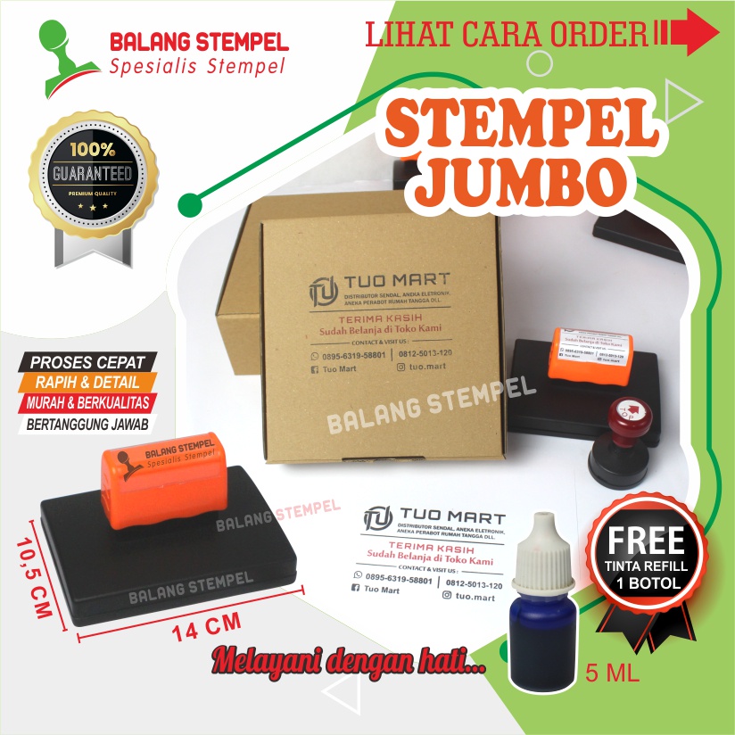 

Stempel Flash Custom Jumbo Stampel Cap Kardus Big Stamp Warna Otomatis Besar Branding Kemasan Dus Karton Toko Online Shop Brand Logo Packing Box Balang